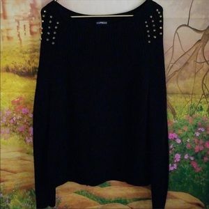 Express studded sweater